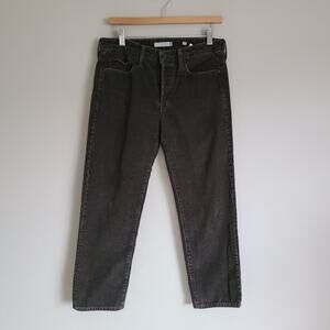 VINCE Charcoal Gray Straight Leg Boyfriend Fit Corduroy Jeans Size 4